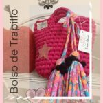 bolso de trapillo rosa