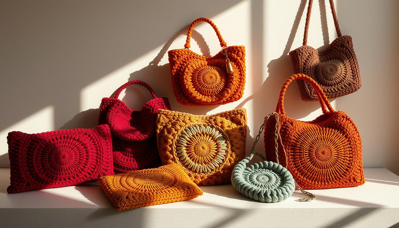 bolsos de ganchillo con trapillo