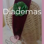 diademas de color burdeos