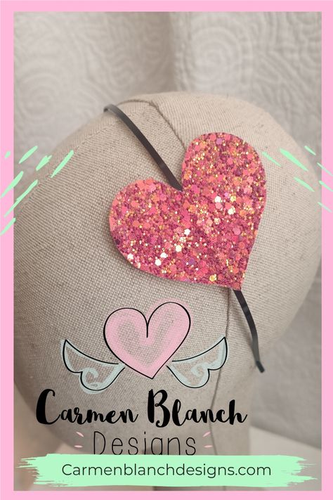 diademas de corazon