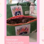 neceser verde abierto