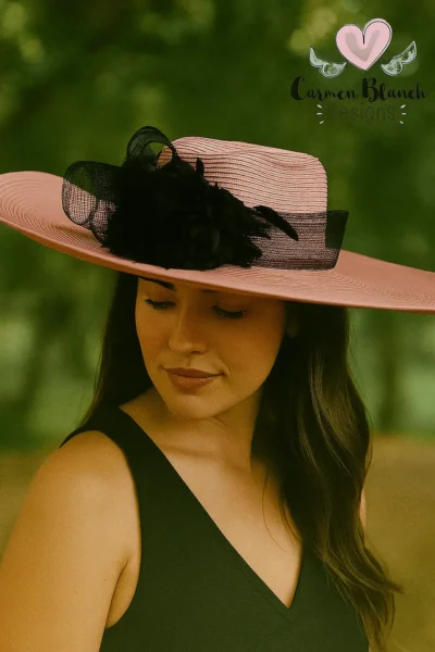 Pamelas elegantes para bodas Encuentra la Pamela Ideal 5 Pamela rosa