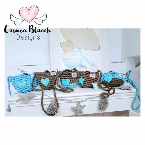 Bolso de trapillo a crochet paso a paso: crea tu pieza única fácilmente 3 Bolsos de trapillo